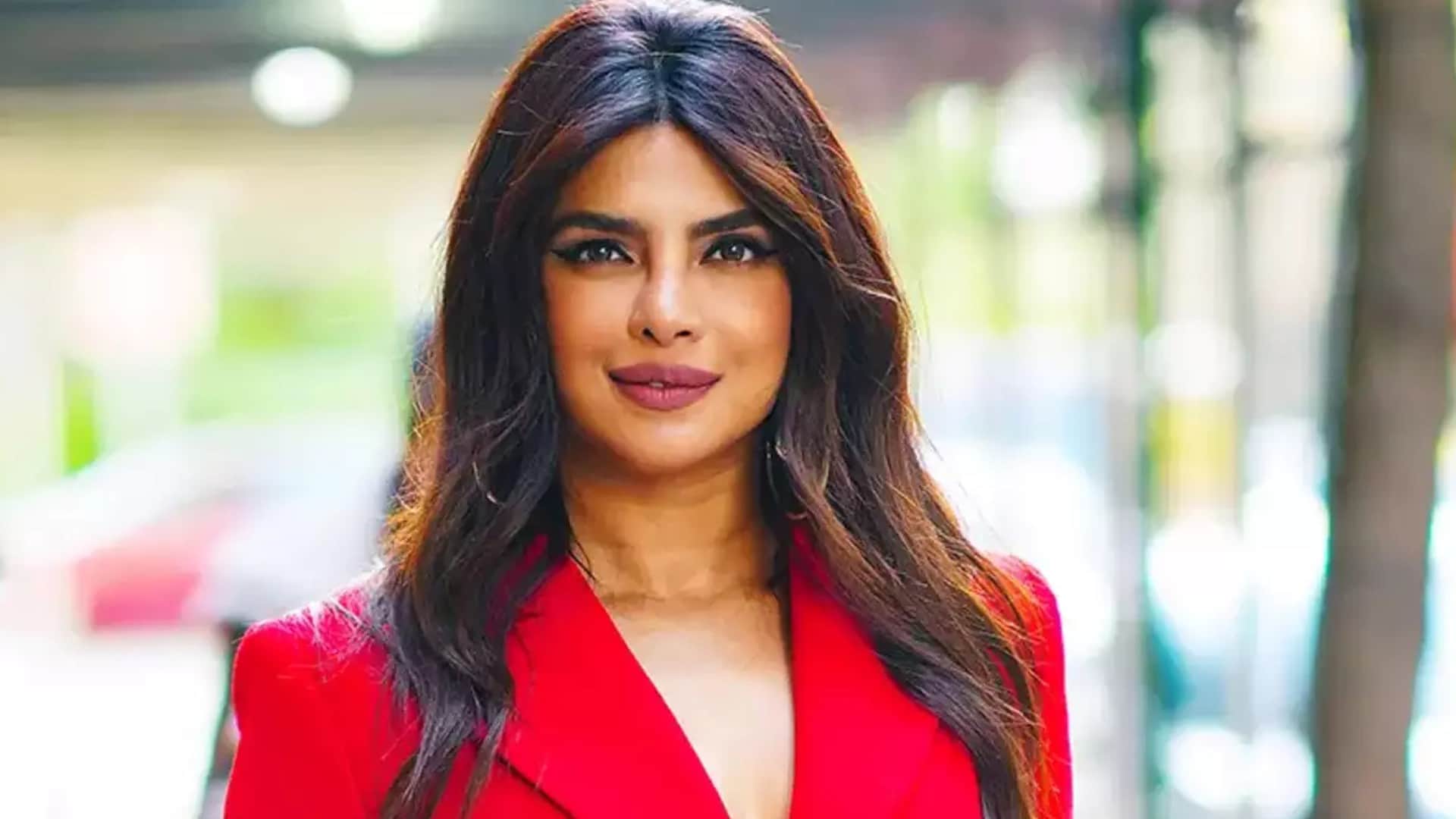 Global Actress Priyanka Chopra posted a video on social media having fun at Marine Drive