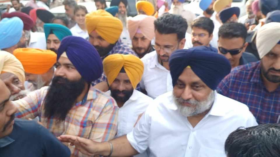 Akali Dal chief Sukhbir Badal produced before CJM court in Amritsar in connection with spread of covid case