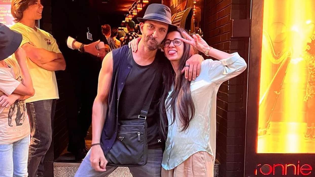 Bollywood Actress Saba Azad shares beautiful video of birthday celebration with Hrithik Roshan on social media