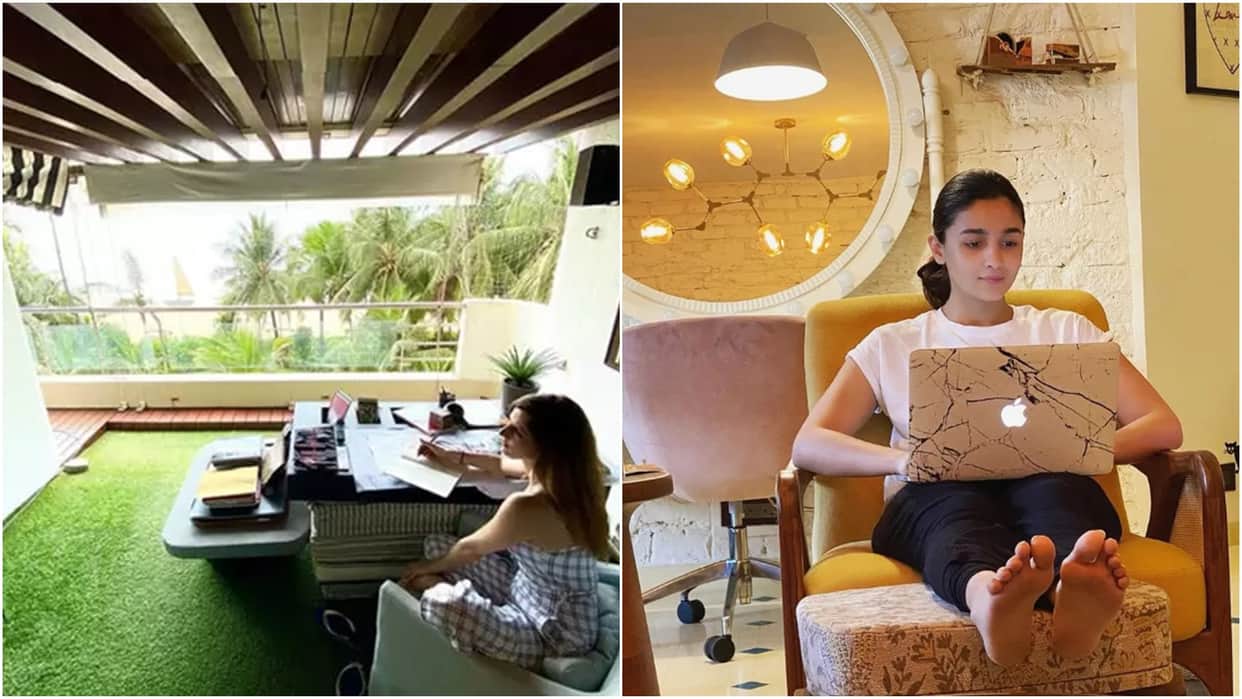 bollywood celebs home offices inside look shahrukh khan alia bhatt amitabh bachchan gauri khan sussanne khan