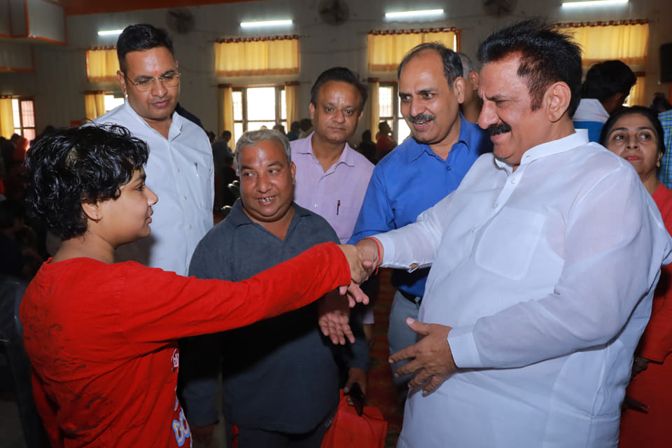 Checked health of disabled children of Thanesar and Shahbad division, Kurukshetra