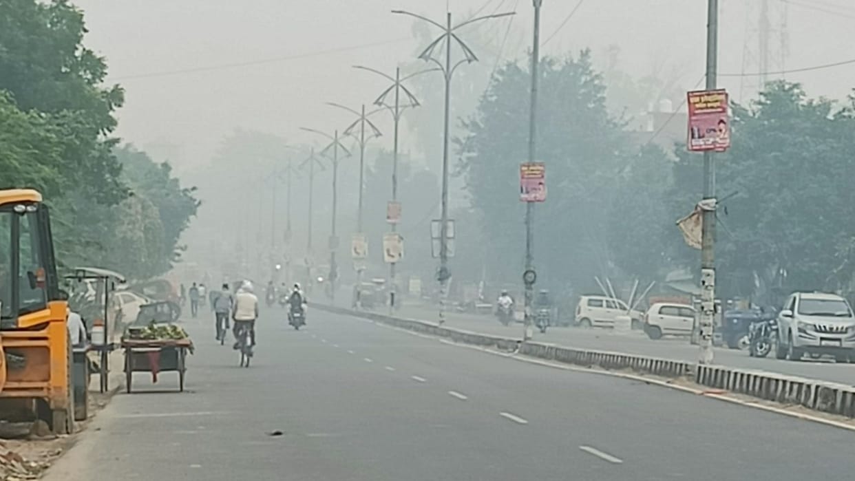 polution in mainpuri, aqi at 260