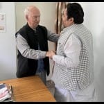 शांता कुमार से मिले कांग्रेस प्रदेश प्रभारी राजीव शुक्ला