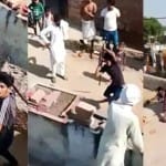 आरोपियों ने पीड़ित पक्ष को बुरी तरह पीटा।