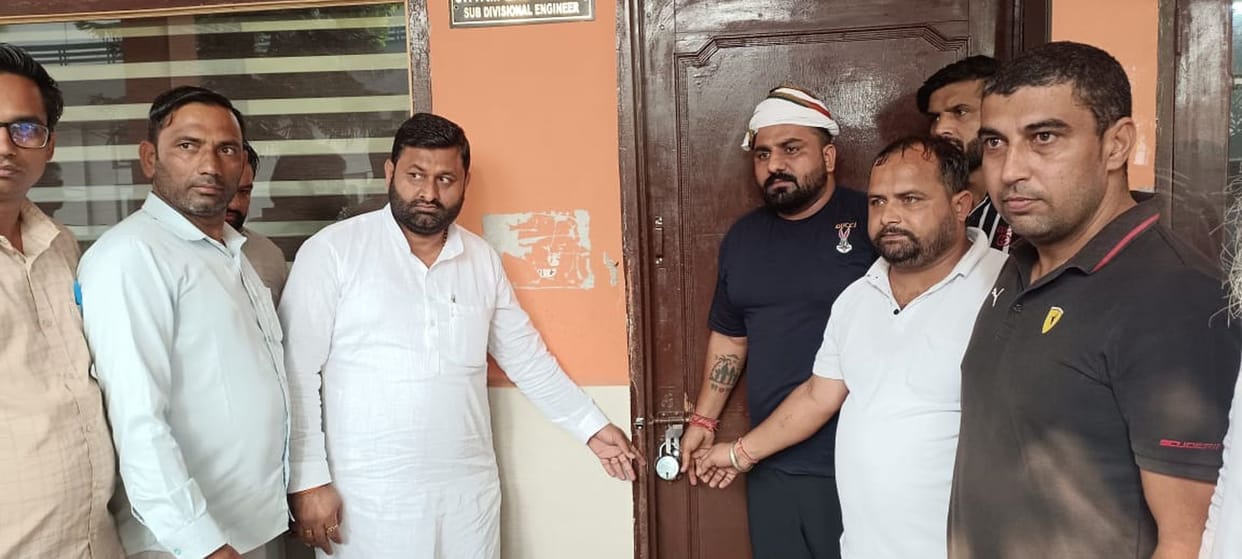 Public health department locked