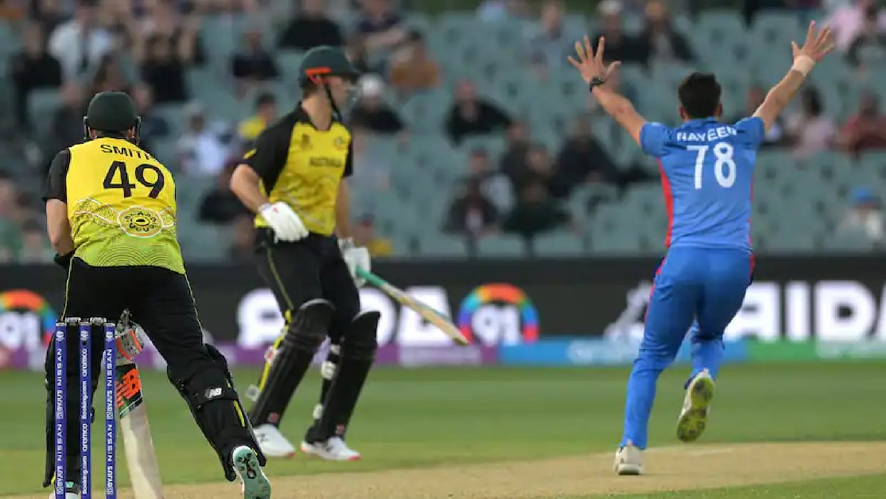 Umpire finishes over in just Five balls in AUS vs AFG Match, Fans Trolling ICC for Bad Umpiring