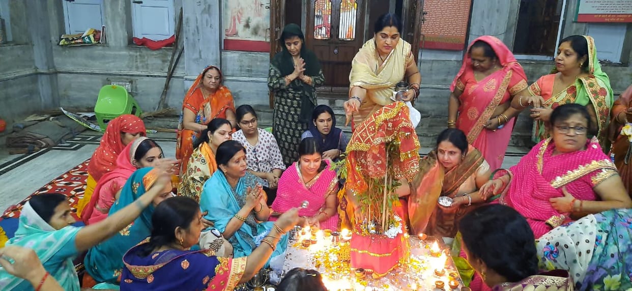 Celebrated the festival of Tulsi Vivah with great pomp