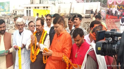 National Ramayana fair started with Ganga worship, Deputy CM Brajesh Pathak attended