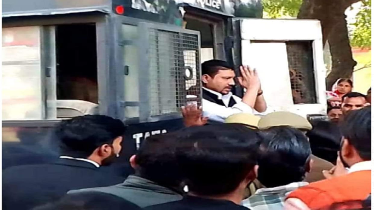 SP MLA Nahid Hasan appeared in MP-MLA Special Court in Saharanpur