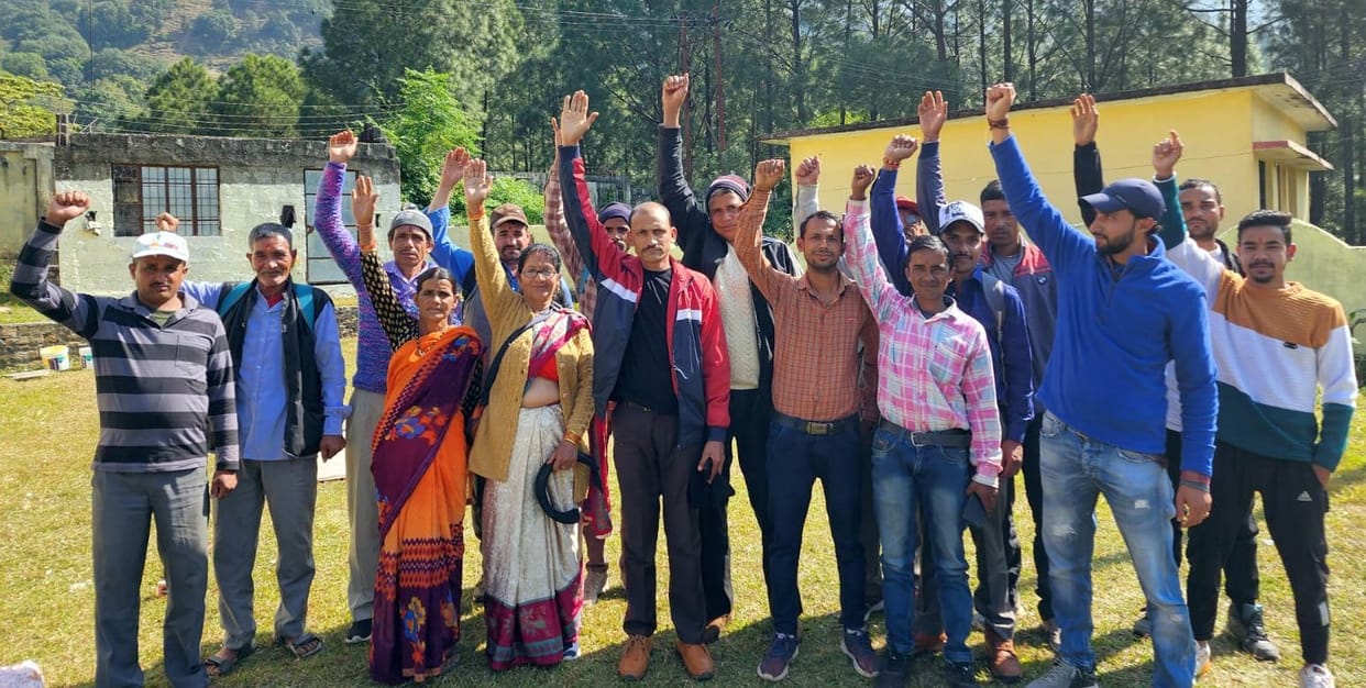 Farmers protested and demanded compensation