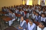 अपराजिता कार्यक्रम में मौजूद छात्राएं। संवाद