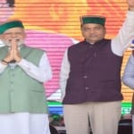 मंडी में पीएम के साथ सीएम जयराम ठाकुर।