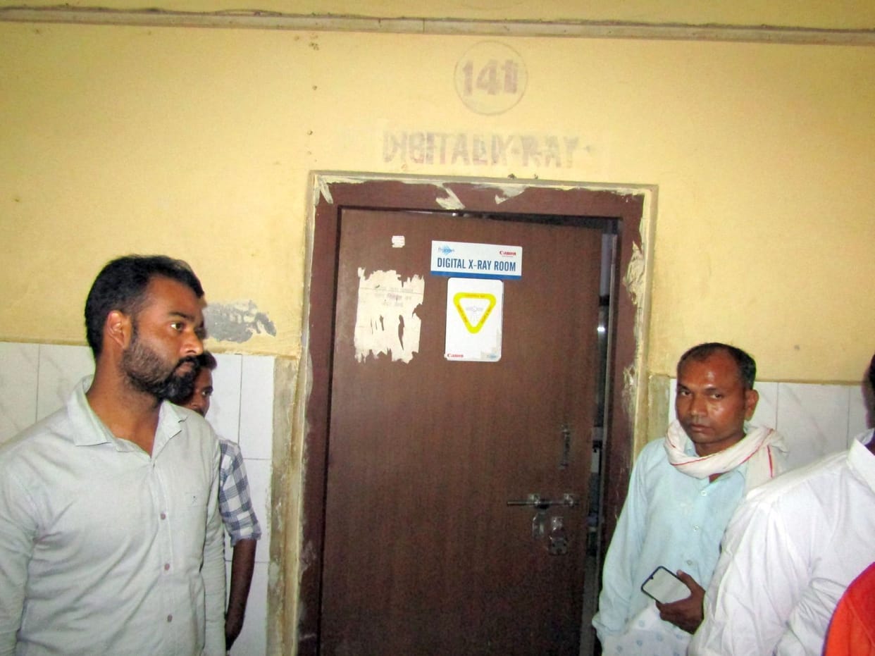 Digital X-ray test did not happen even on the second day