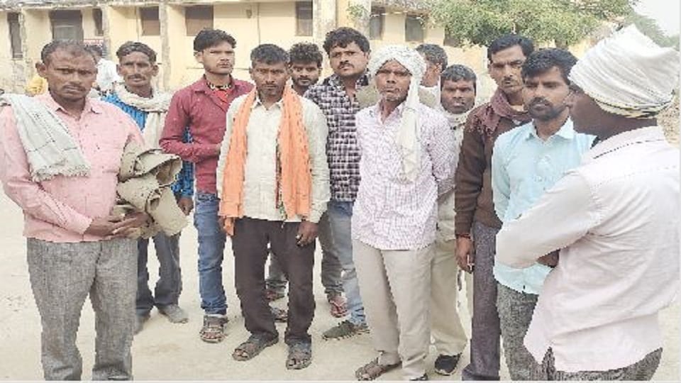 High speed bike collided with tractor painful death of two friends in Firozabad