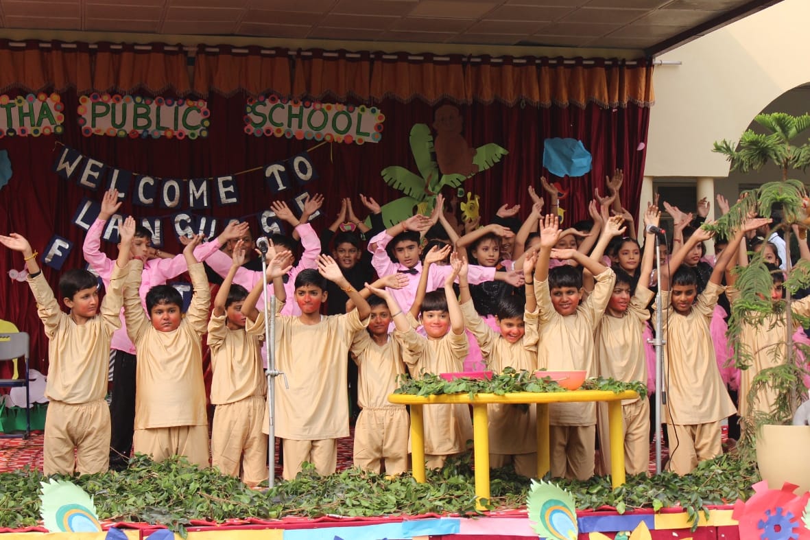 Language festival celebrated in school, colorful program presented