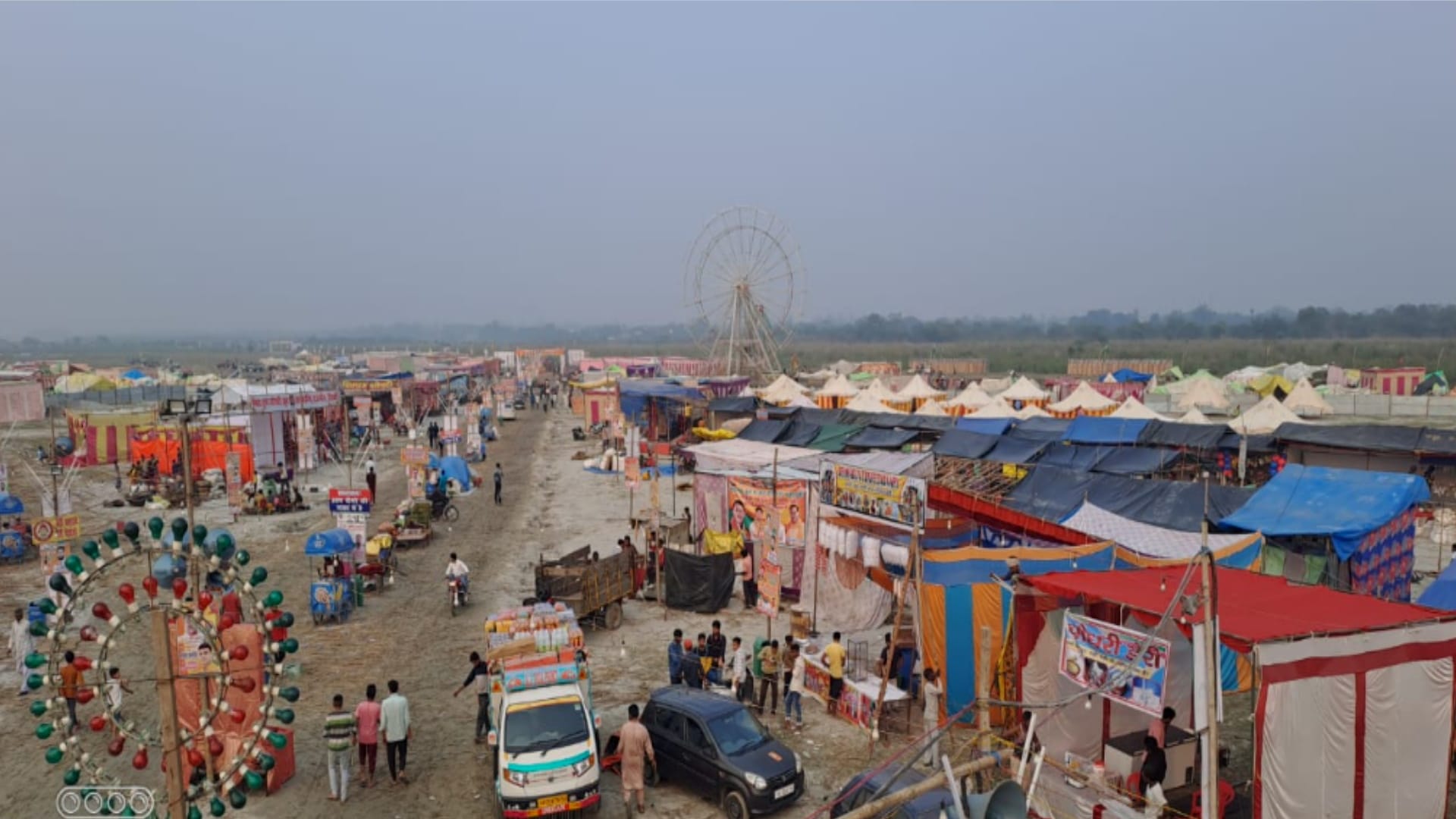 Ganga Snan 2022: Ganga fair in Pictures, City of tents started to be established in Bijnor