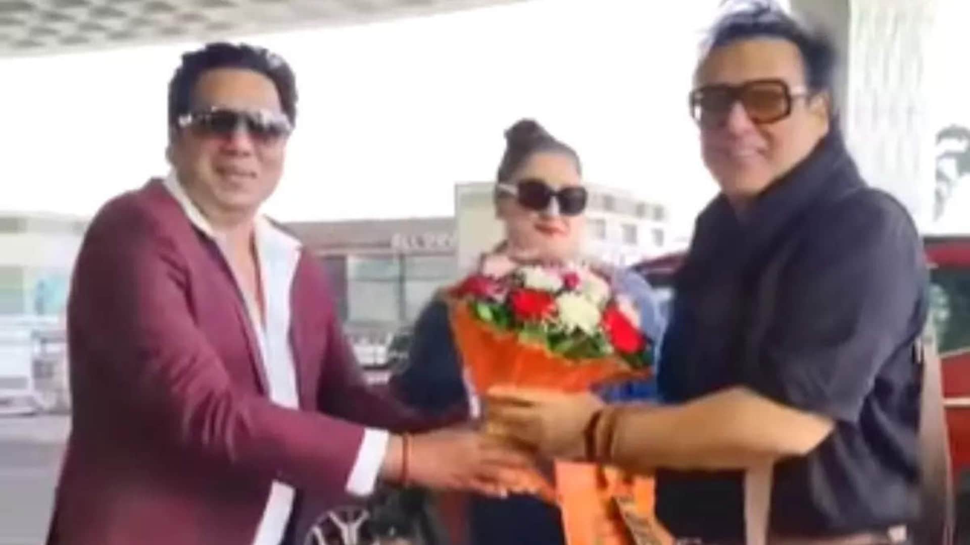 Govinda met his Doppelganger after 23 years on airport video goes viral on social media