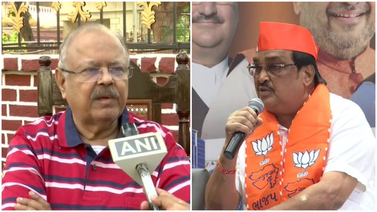 Gujarat Election 2022 Jayanarayan Vyas resigns from BJP says will fight polls CR Patil takes jibe news in hind