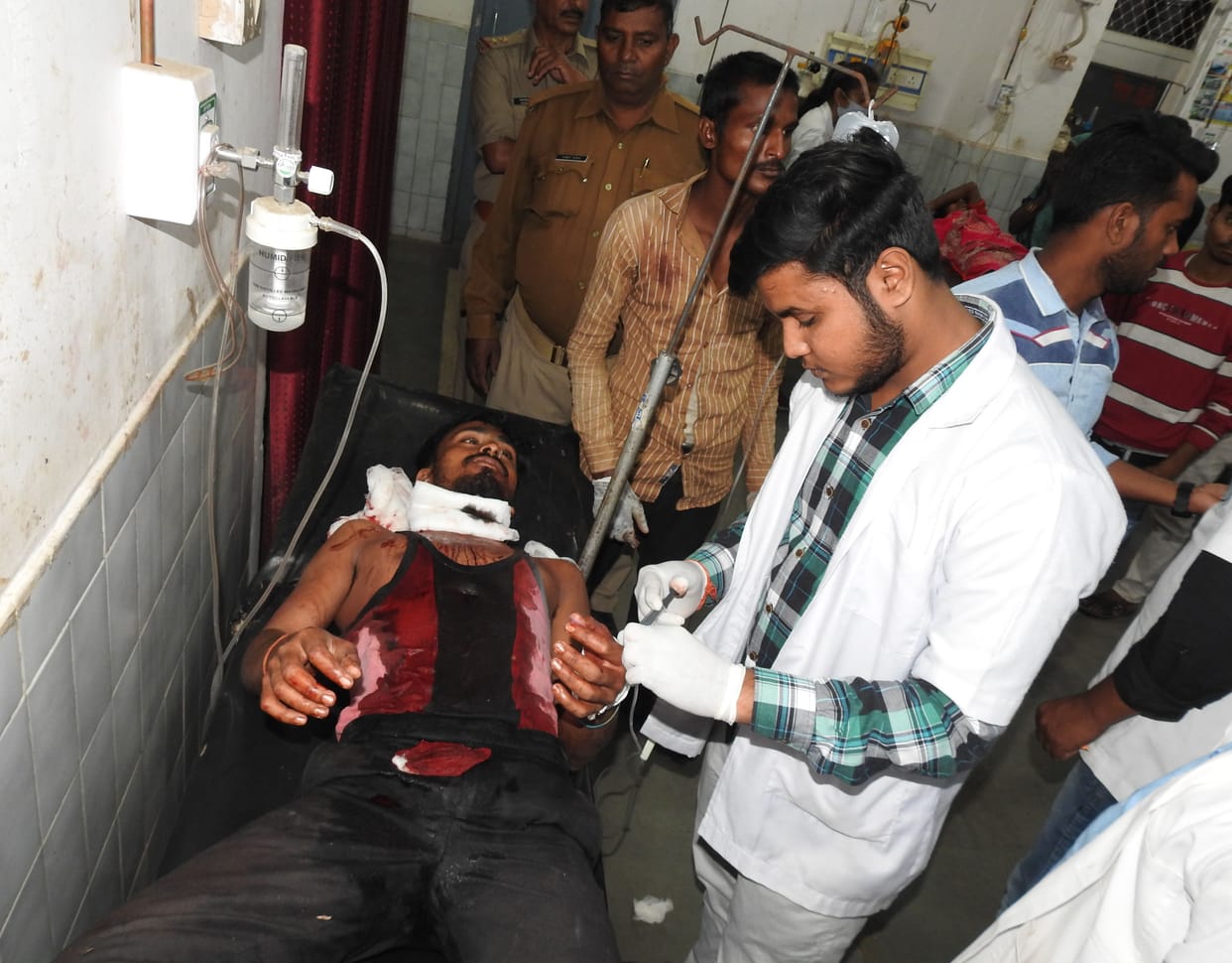 Knife stabbed to ITI student condition critical