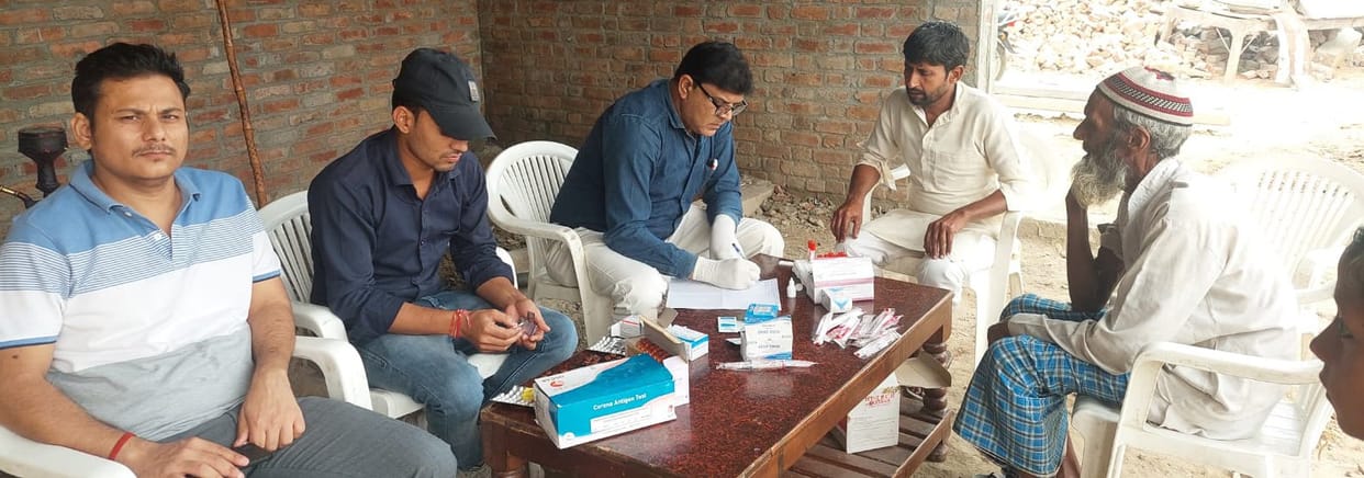 Health camp organized in Dengue affected Islam Nagar and Alipur