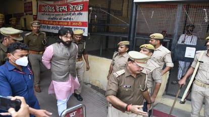 Mafia Mukhtar Ansari's son MLA Abbas produced by ED in MPMLA court