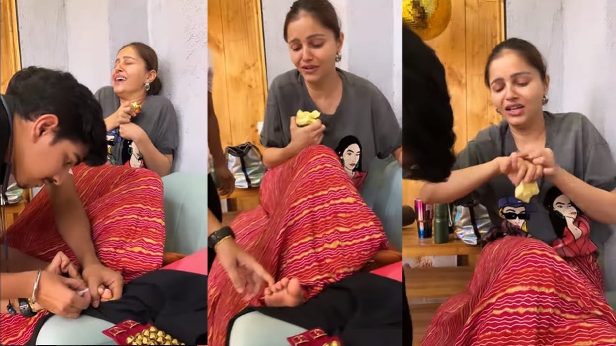 jhalak dikhla jaa 10 contestant rubina dilaik again injured but lightly actress shared a Hilarious video