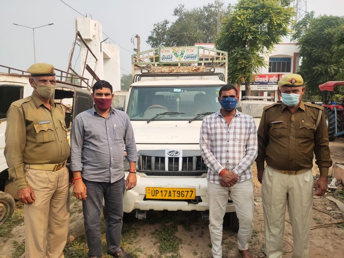 Two arrested including Naira petrol pump owner in Ghatauli