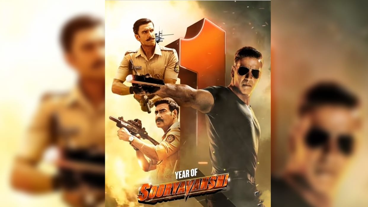 Akshay kumar katrina kaif Sooryavanshi completed one year dharma production share action thriller video