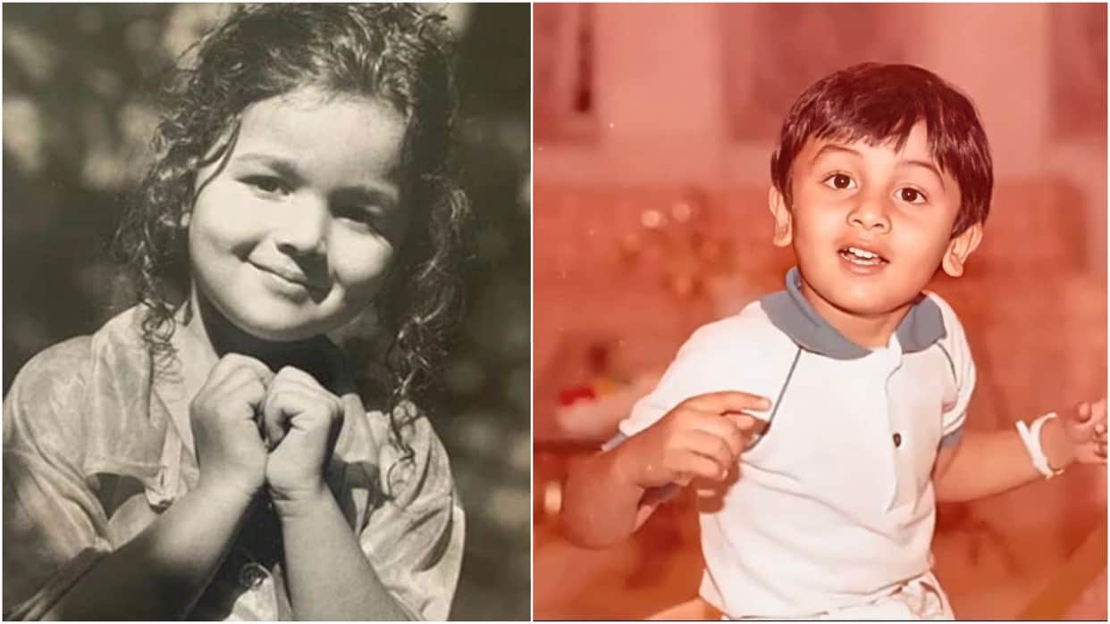 What will Alia and Ranbir's daughter look like Here a look at the couple childhood pictures