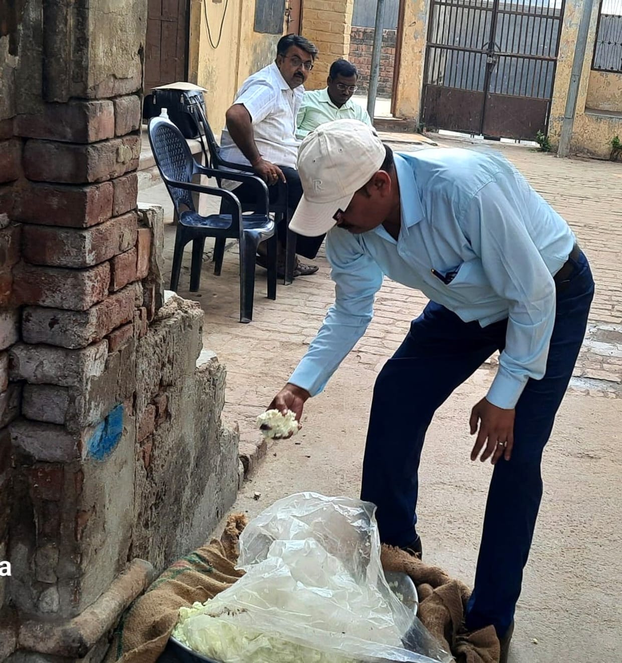 Playing with public health: sample of the lost was taken from the businessman's place