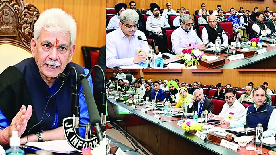 LG said: There will be improvement agriculture sector of Jammu Kashmir