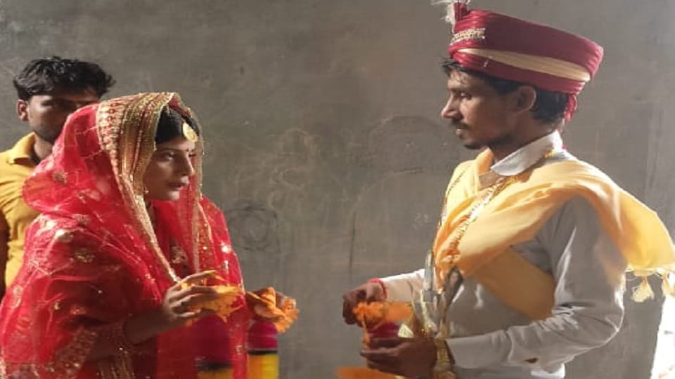 Female village head got married with lover in police station