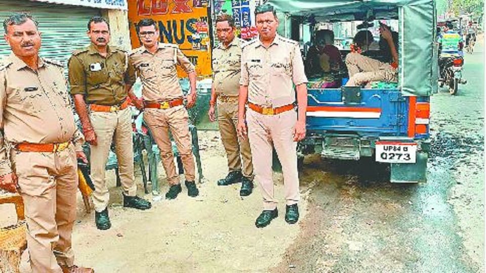 report was filed against created ruckus and arson after incident of molesting the girl