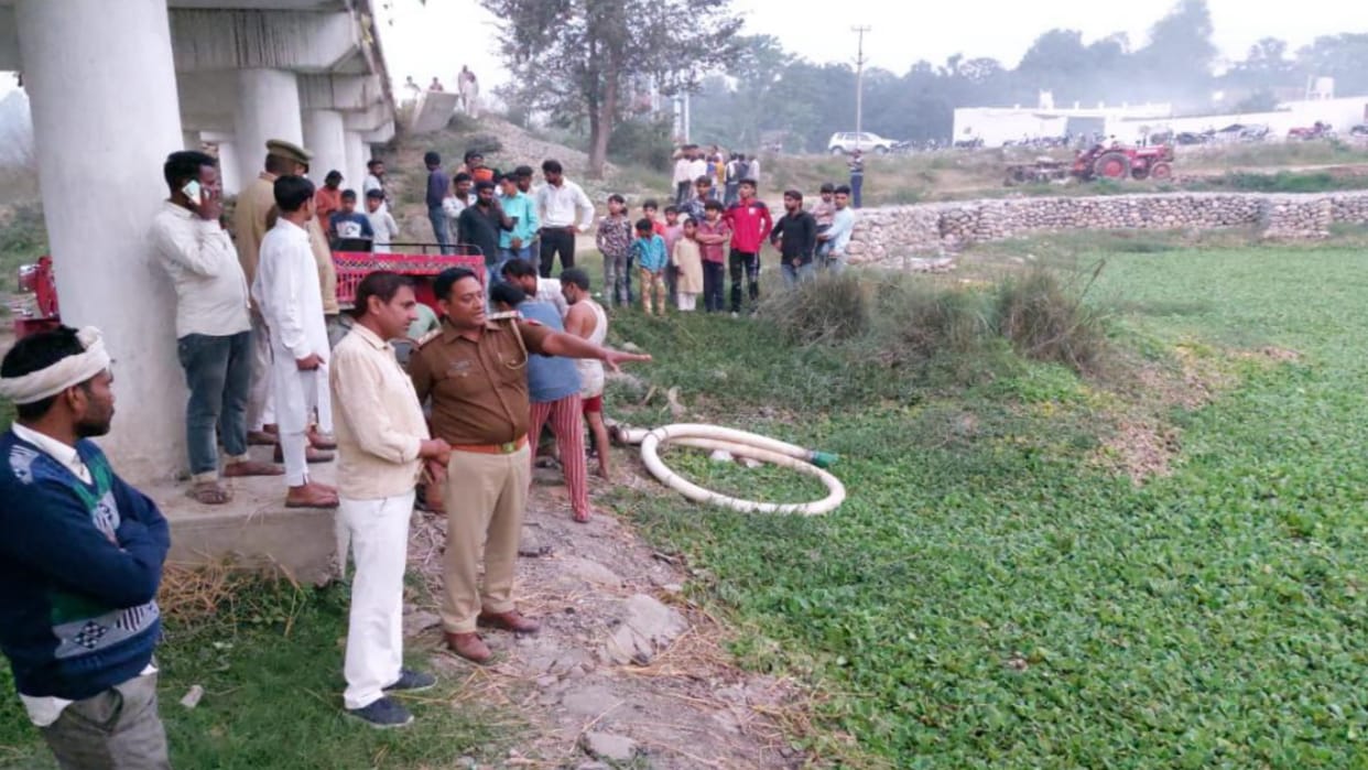 Saharanpur:  youth went missing, bike and shoes found on the banks of the pond