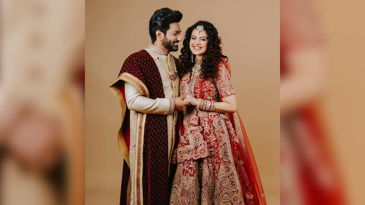 Prime minister NARENDRA MODI GREETS TO NEWLYWEDS MITHOON AND PALAK MUCHHAL