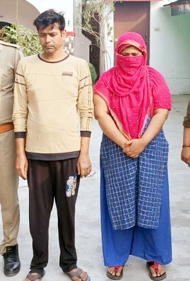 Woman selling smack and charas arrested along with husband