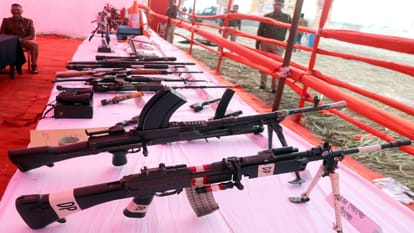 British era VLP gun exhibition on Ganga's land, built in 1943, jewel of Bijnor police