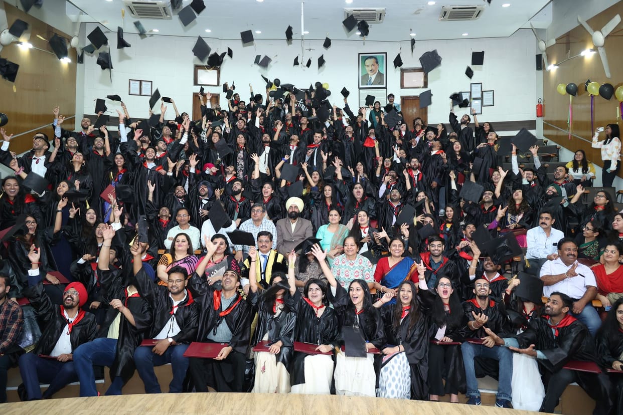 Convocation in PU: Degrees awarded to 200 students of three batches of UICET