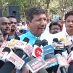 छत्तीसगढ़ में बौद्ध सम्मेलन में शामिल होने पहुंचे बाबा साहब के पोते यशवंत राव ने मीडिया से बात की।