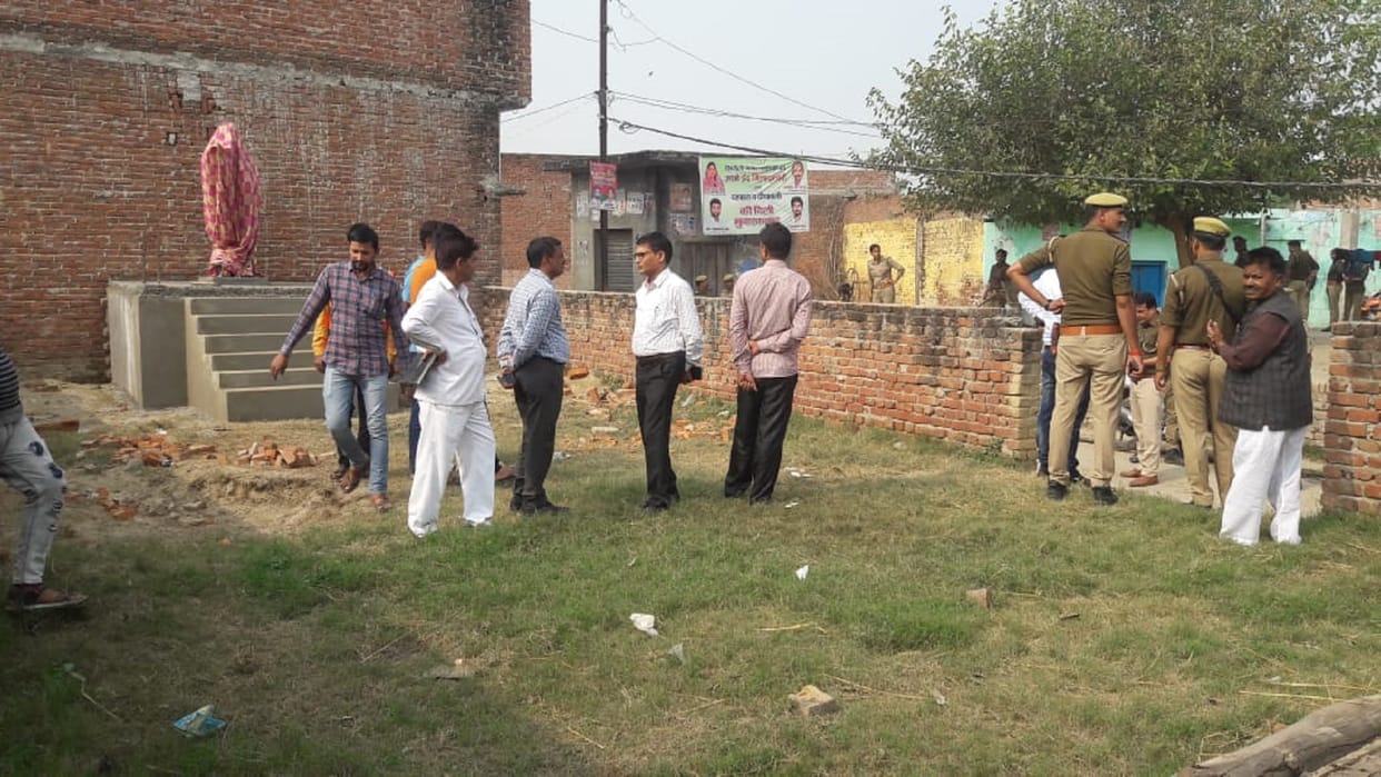 There was a ruckus in Sirauli over the installation of Ambedkar's statue