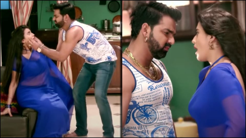 mms leaked actress akshara singh and pawan singh bold bhojpuri song viral on internet