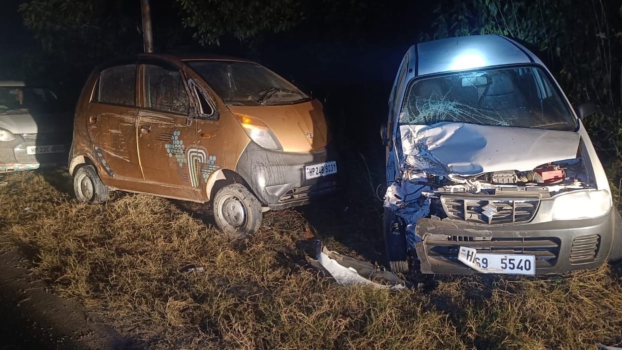 Bike rider injured in truck collision, three cars also hit