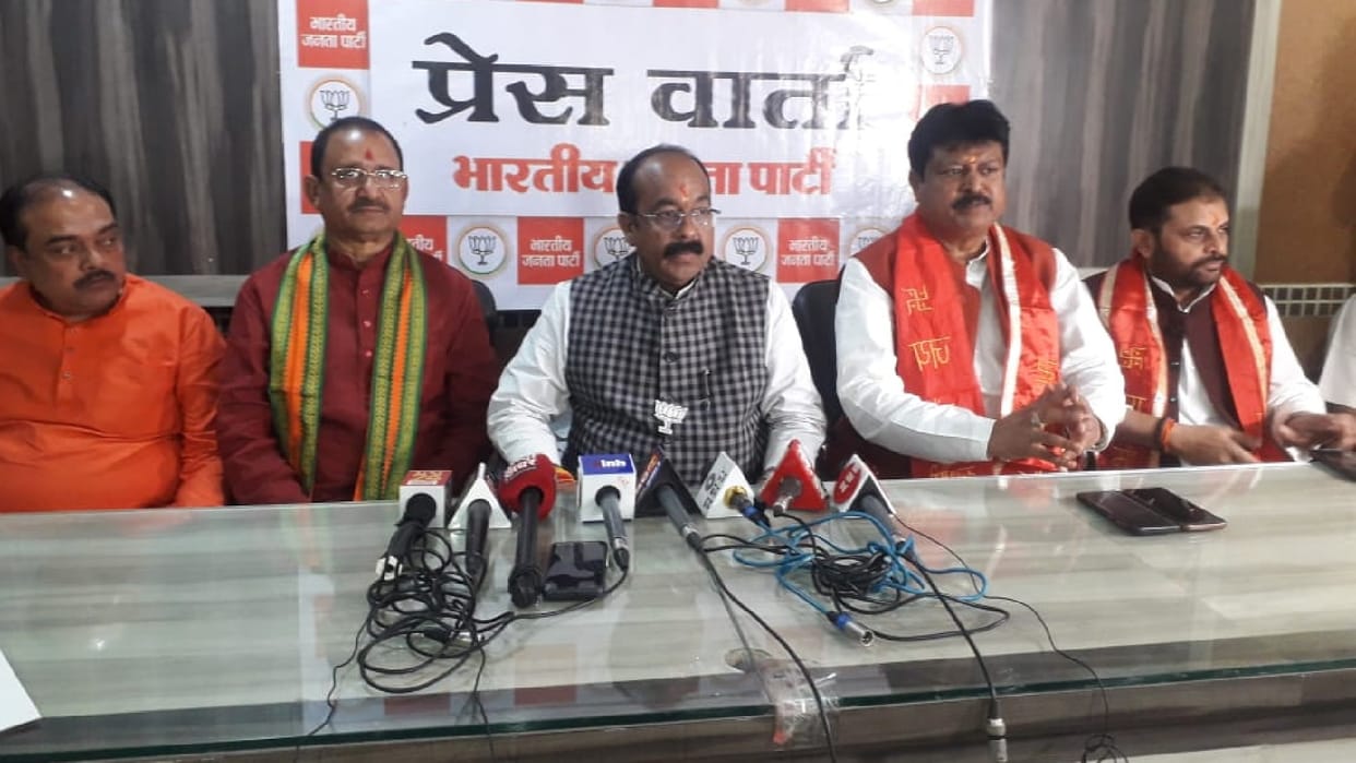 arun saw targeted congress govt on rising crime in chhattisgarh
