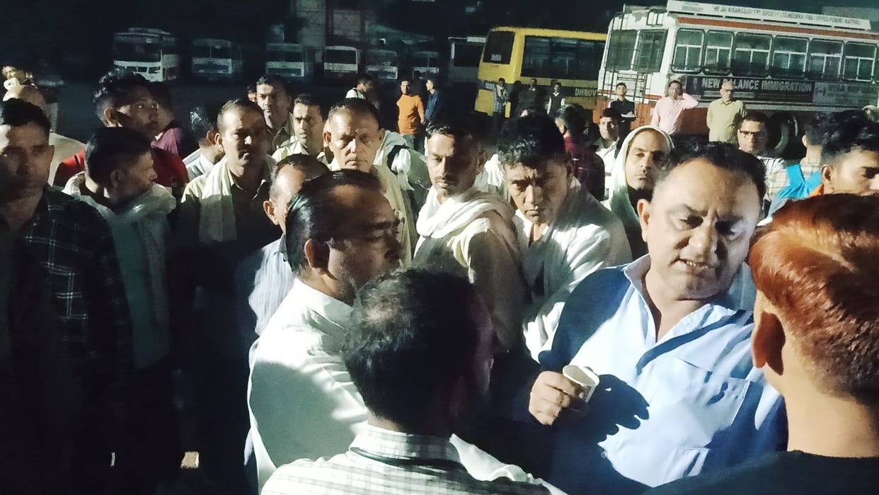 Controversy over not putting diesel in society bus engaged in CET exam