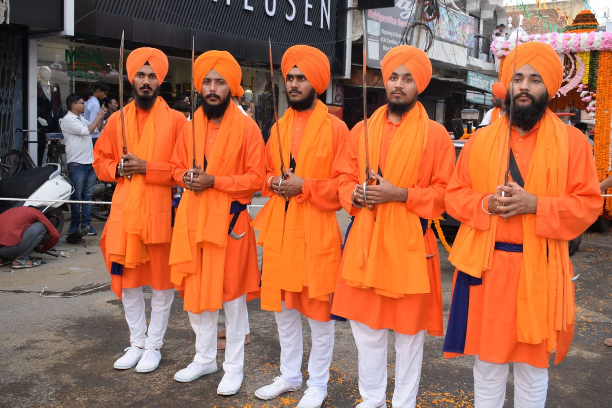 Nagar Kirtan procession with pomp