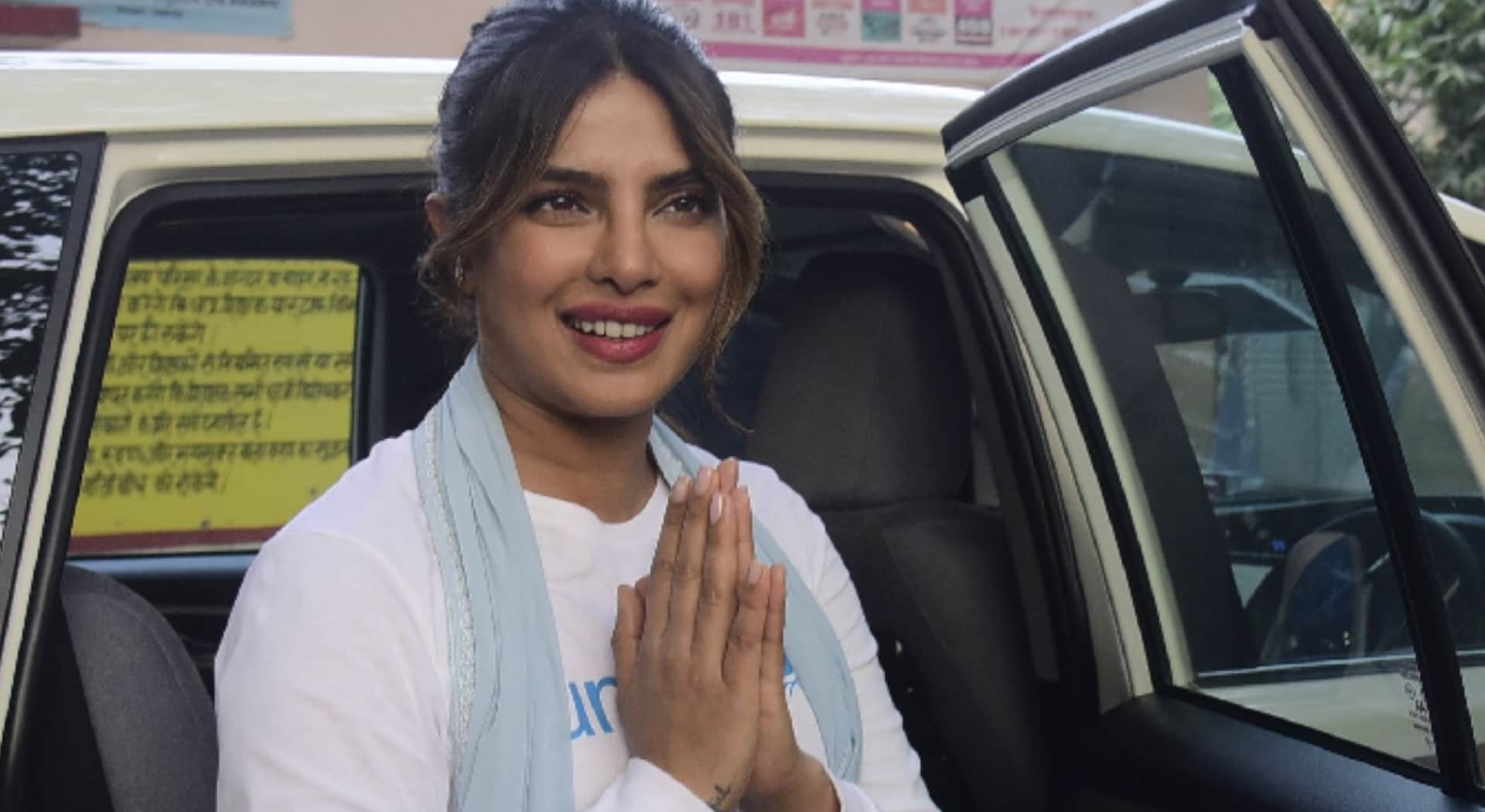 Second day of Priyanka Chopra in Lucknow.