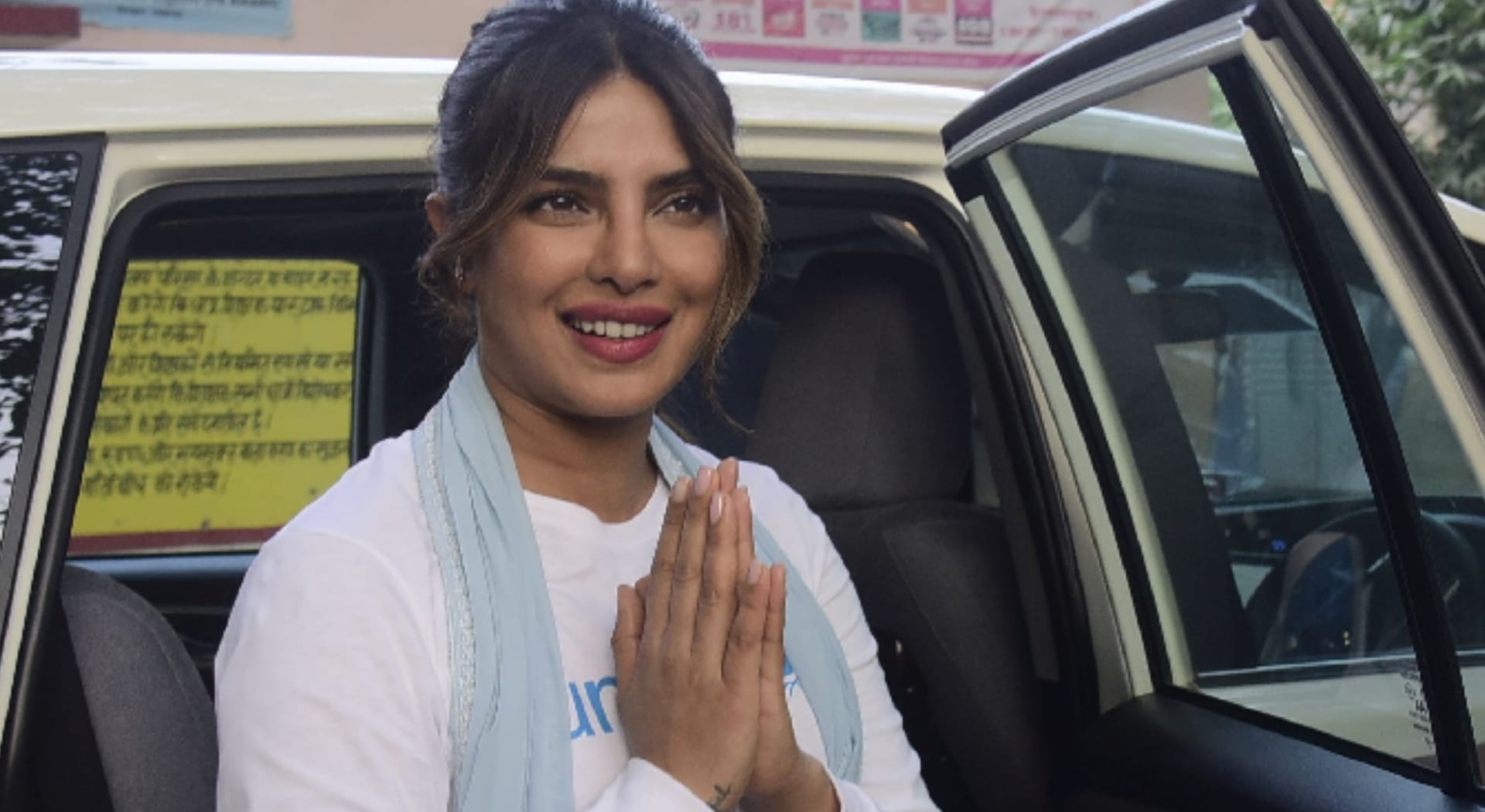 Second day of Priyanka Chopra in Lucknow.