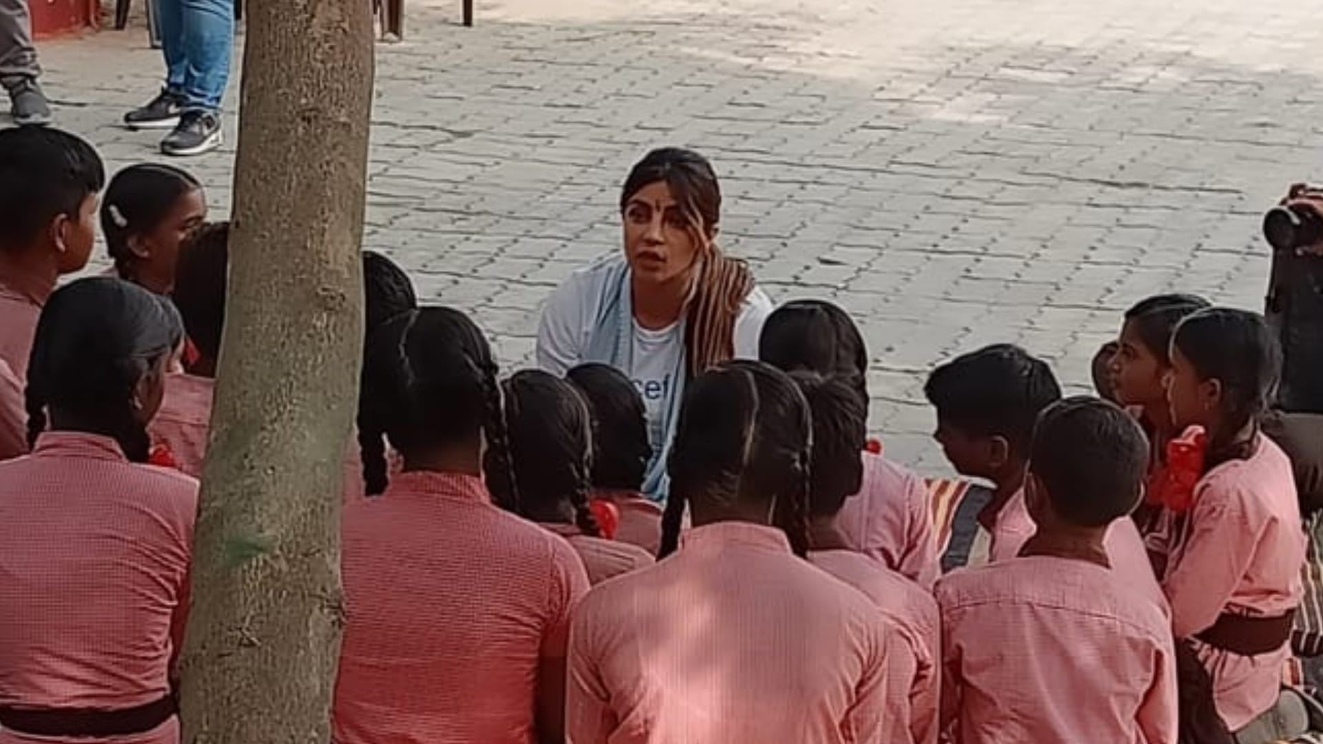 Second day of Priyanka Chopra in Lucknow.