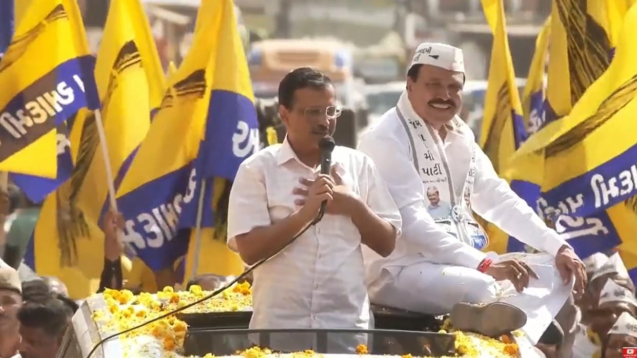Aam Aadmi Party leader Arvind Kejriwal says Bhupendra Patel is puppet CM who can not even change his peon