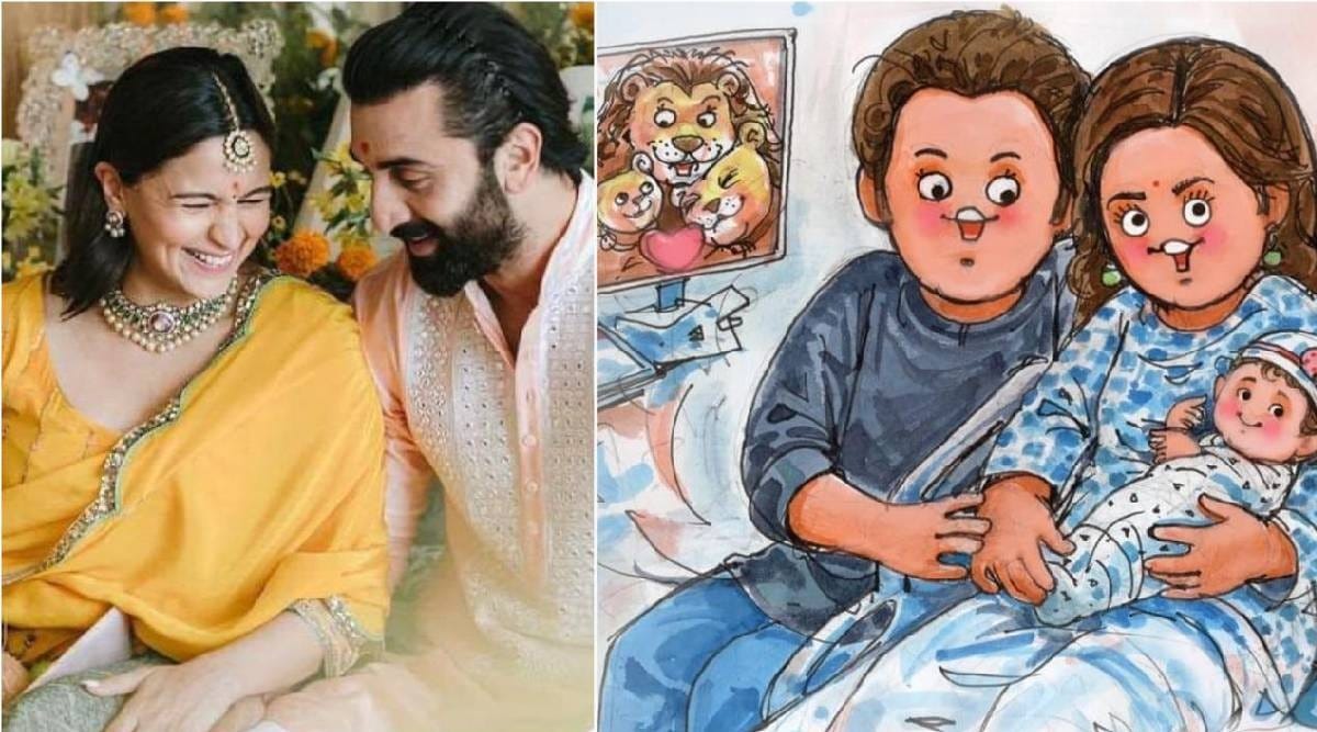 Amul India congratulates Ranbir kapoor Alia bhatt on becoming parents shared a lovely doodle